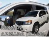 Ανεμοθραύστες Heko για NISSAN Armada CWA60 (2004-2016) - 4 τμχ. εμπρός και πίσω