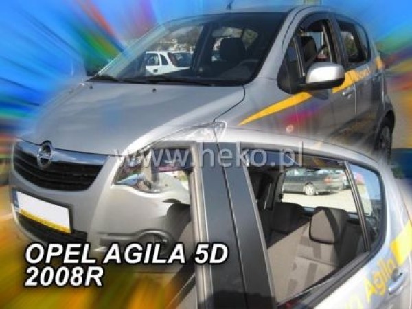 Ανεμοθραύστες Heko για Opel Agila (2000-2008) 5 πορτο - 4 τμχ. εμπρός και πίσω