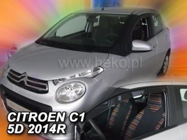 Ανεμοθραύστες Heko για Citroen C1 / Toyota Aygo (2014+) 5 πορτο - 2 τμχ. εμπρός