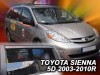 Ανεμοθραύστες Heko για Toyota Sienna (2003-2010) - 4 τμχ εμπρός και πίσω