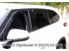 Ανεμοθραύστες Heko για Toyota Highlander IV (XU70) 5D (2019+) - 4 τμχ. εμπρός και πίσω