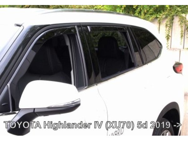 Ανεμοθραύστες Heko για Toyota Highlander IV (XU70) 5D (2019+) - 4 τμχ. εμπρός και πίσω