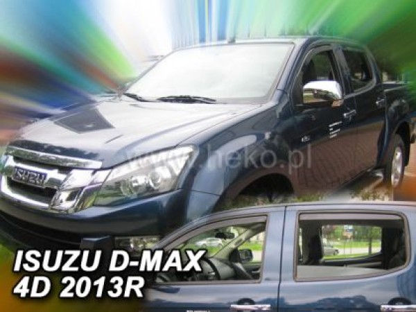 Ανεμοθραύστες Heko για Isuzu D-Max (2012+) 4 πορτο - 4 τμχ. εμπρός και πίσω