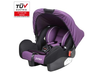 Παιδικό κάθισμα αυτοκινήτου με χερούλι Junior - Bambini - μωβ χρώμα