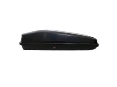 Μπαγκαζιέρα οροφής Junior Easy180x78x40cm με μονόπλευρο άνοιγμα και κλειδί, 430 λίτρα - μαύρη γυαλιστερή