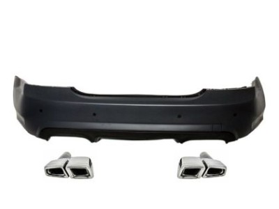 Πίσω προφυλακτήρας για Mercedes W221 S-class (2005-2011) - AMG με μπούκες