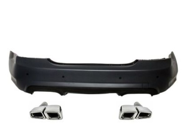 Πίσω προφυλακτήρας για Mercedes W221 S-class (2005-2011) - AMG με μπούκες