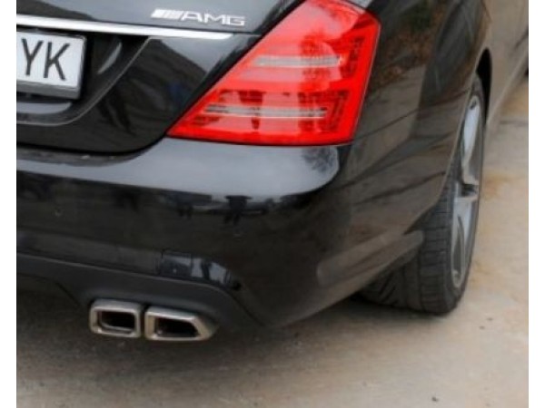 Πίσω προφυλακτήρας για Mercedes W221 S-class (2005-2011) - AMG με μπούκες