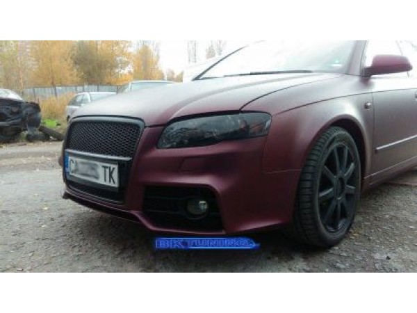 Προφυλακτήρας εμπρός για Audi A4 B7 8E (2004-2008) - S Line Design με γρίλια χρωμίου