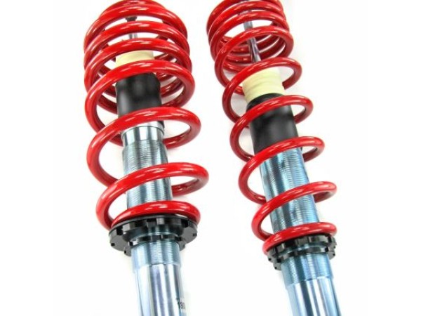 Ρυθμιζόμενη ανάρτηση για Seat ibiza 6l (2002-2008) - κόκκινη - 4τμχ.