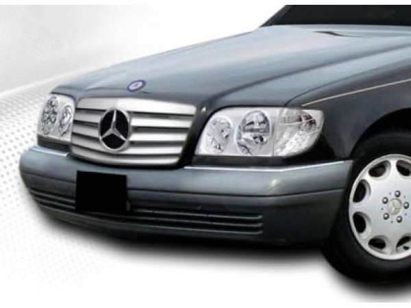 Μάσκα για Mercedes W140 (92-98) - χρωμίου
