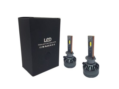 Led λάμπες Η1 για μεσαία ή μεγάλα φώτα 155 000 lux , 55 Watt - CANBUS 6000K - 300% πιό έντονη φωτεινότητα 2τμχ.