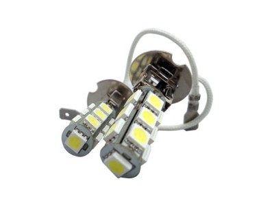 Led λάμπα Η3 με 9 led - 1τμχ.