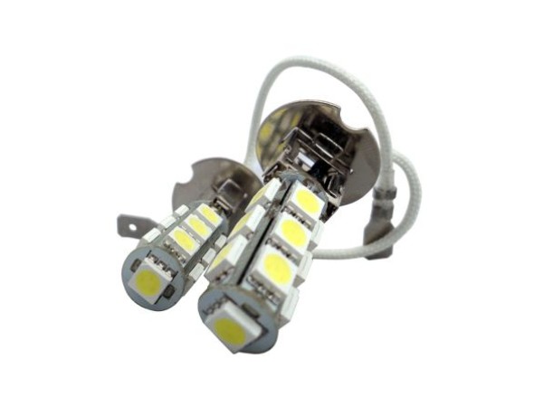 Led λάμπα Η3 με 9 led - 1τμχ.