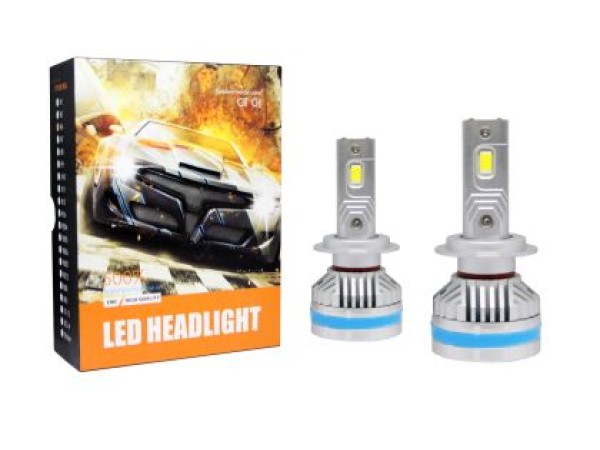 Led λάμπες Η7 για μεσαία ή μεγάλα φώτα 36 000 lumen , 90 Watt - CANBUS 6000K - 2τμχ. - Megabright