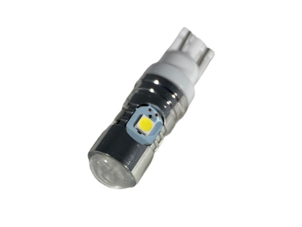 Led λάμπα T10 με 5 led 3030 και προτζέκτορα - 1τμχ.