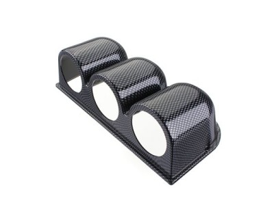 Κονσόλα - βάση για 3 όργανα μέτρησης 52 mm - carbon