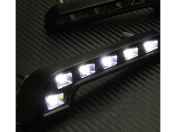Universal led φώτα με 6 led - 2τμχ.