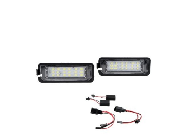 Πλαφονιέρα πίσω πινακίδας για Vw Golf 4,5,6,7 / Polo 6R / Passat 3C CC / - 2 τμχ.