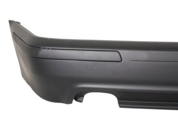 Πίσω προφυλακτήρας για BMW E39 sedan (1995-2003) - M5 με μονό diffuser χωρίς ανοίγματα για parktronic