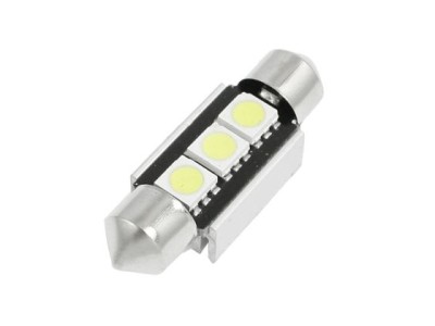 Led λάμπα για πλαφονιέρα CANBUS με 3 SMD led 39 mm - 1τμχ.