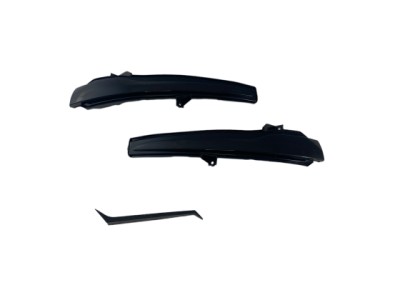 Τρεχούμενα led φλας για καθρέφτες για C-Class W205, S-Class W222, W217, E-Class W213 (2013-2016) - φιμέ με τρεχούμενο φλας - σετ 2τμχ.