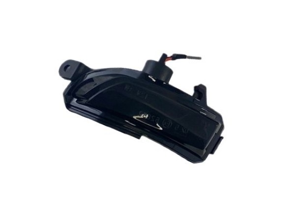 Τρεχούμενα led φλας για καθρέφτες για Skoda Fabia (2014+), Rapid (2012+) / Seat Toledo (2012+) - φιμέ με τρεχούμενο φλας - σετ 2τμχ.