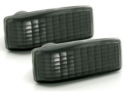 Φλας φτερού για Mercedes W124 / W201 / W202 / Smart - μαύρα - σετ 2τμχ.