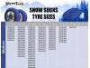 Χιονοκουβέρτες Streetech Pro Series - λευκό χρώμα - μέγεθος M - σετ 2τμχ.