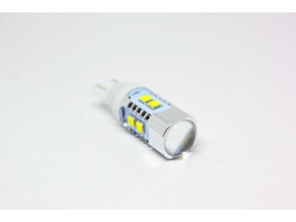 Led λάμπα τύπου Τ10 10W με 10 le 2323 σε 1W Cree και προτζέκτορα - 1τμχ.
