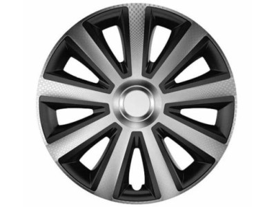 Τάσια Versaco Carbon Aviator Ασημί / Μαύρο - 16'' - 4τμχ.