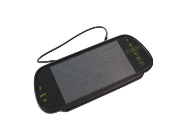 Καθρέφτης με έγχρωμη οθόνη LCD 7 '' με usb είσοδο και bluetooth