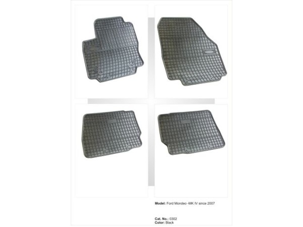 Λαστιχένια πατάκια Frogum για FORD Mondeo III (2007-2015) - 4τμχ.