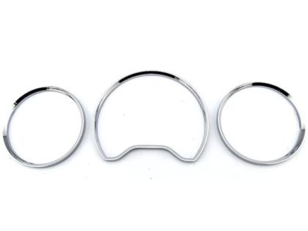 Δαχτυλίδια καντράν για Mercedes W202 (1996-2001) / W208 CLK (1997-2002) / W210 (1995-1999) - silver