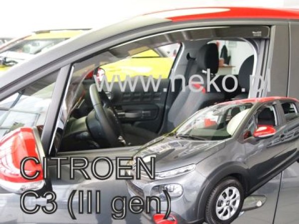 Ανεμοθραύστες Heko για Citroen C3 III (2017+) 5 πορτο - 2 τμχ. εμπρός
