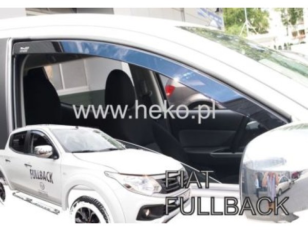 Ανεμοθραύστες Heko για Fiat Fullback (2016+) - 2 τμχ. εμπρός