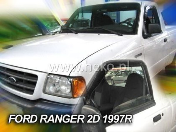 Ανεμοθραύστες Heko για Ford Ranger Pick-Up ΜΕΧΡΙ ΤΟ 1997 2 πορτο ΟΧΙ ΜΙΑΜΙΣΗ - 2 τμχ. εμπρός