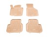 Λαστιχένια πατάκια Rezaw-Plast για VW Passat B6 / B7 (2005-2014) / Tiguan (2007-2016) / Jetta (2011+) - τύπου σκαφάκι - μπεζ - 4τμχ.