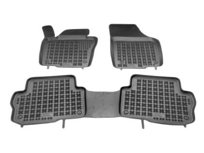 Λαστιχένια πατάκια Rezaw-Plast για Volkswagen Sharan II (2010-2022) / Seat Alhambra (2010-2020) - 5 seats (front, middle) - τύπου σκαφάκι - 3τμχ.