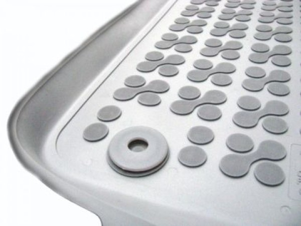 Λαστιχένια πατάκια Rezaw-Plast για AUDI A4 B6 / B7 (2001-2008) τύπου σκαφάκι - γκρι - 4τμχ.