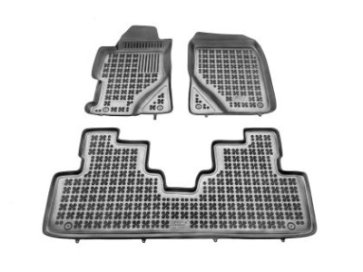 Λαστιχένια πατάκια Rezaw-Plast για HONDA Civic VII sedan (2001-2005) - τύπου σκαφάκι - 3τμχ.