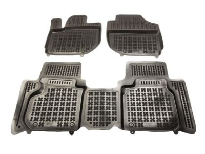 Λαστιχένια πατάκια Rezaw-Plast για HONDA HR-V II (2015-2021) - τύπου σκαφάκι - 3τμχ.