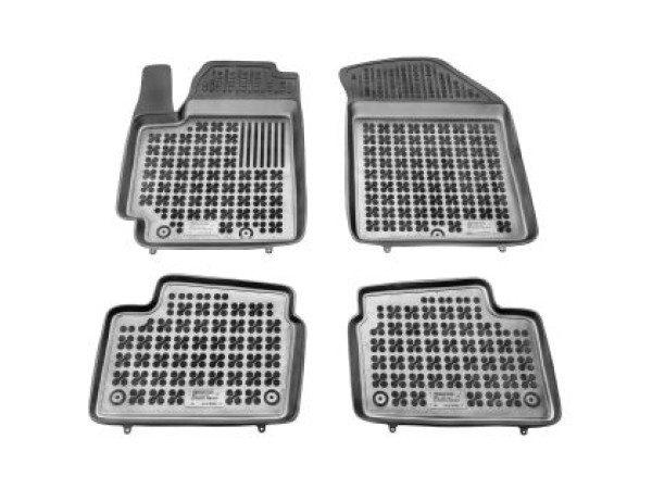 Λαστιχένια πατάκια Rezaw-Plast για Kia Picanto II (2011-2017) / Picanto III (2017+) - τύπου σκαφάκι - 4τμχ.