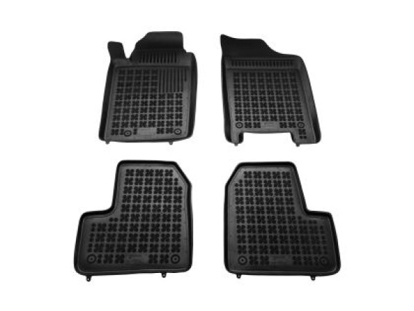 Λαστιχένια πατάκια Rezaw-Plast για Peugeot 206 (1998-2009) - τύπου σκαφάκι - 4τμχ.