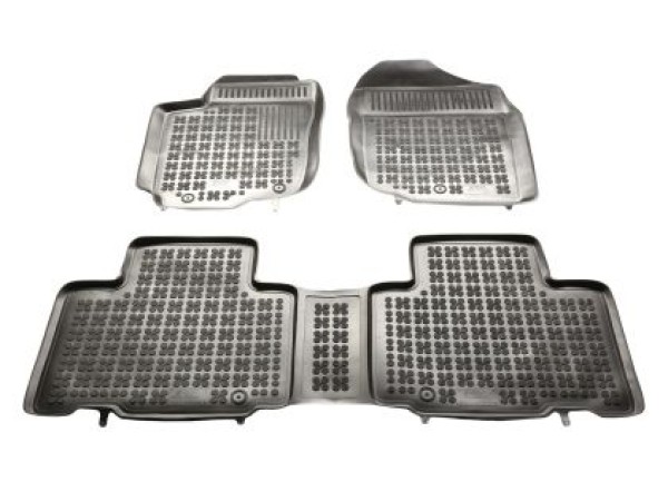 Λαστιχένια πατάκια Rezaw-Plast για Toyota Rav4 (2013+) - τύπου σκαφάκι - 3τμχ.
