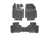 Λαστιχένια πατάκια Rezaw-Plast για Toyota Highlander IV (XU70) (2019+) 5 seats τύπου σκαφάκι - 3τμχ.