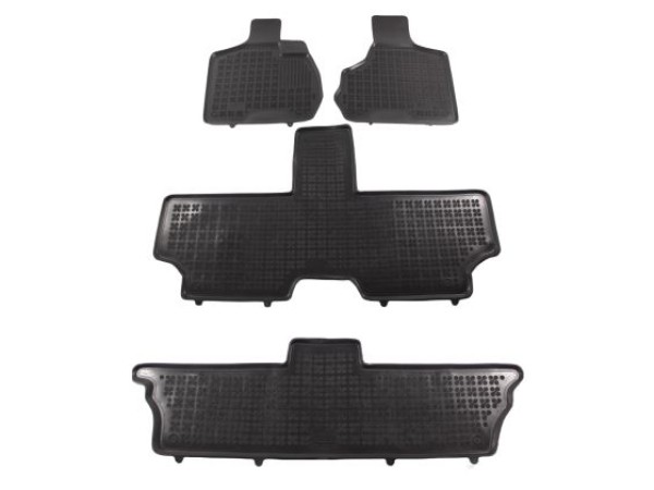 Λαστιχένια πατάκια Rezaw-Plast για CHRYSLER Voyager IV (2001-2007) - 7-seater version - τύπου σκαφάκι - 4τμχ.