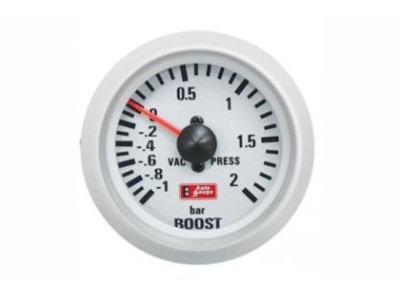 Όργανο μέτρησης τούρμπο - Boost Meter -VDO λευκό