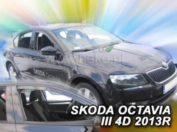 Ανεμοθραύστες Heko για Skoda Octavia (2013+) 5 πορτο, combi - 2 τμχ εμπρός