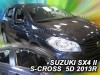 Ανεμοθραύστες Heko για Suzuki SX4 II S-Cross (2013+) 5 πορτο - 2 τμχ εμπρός